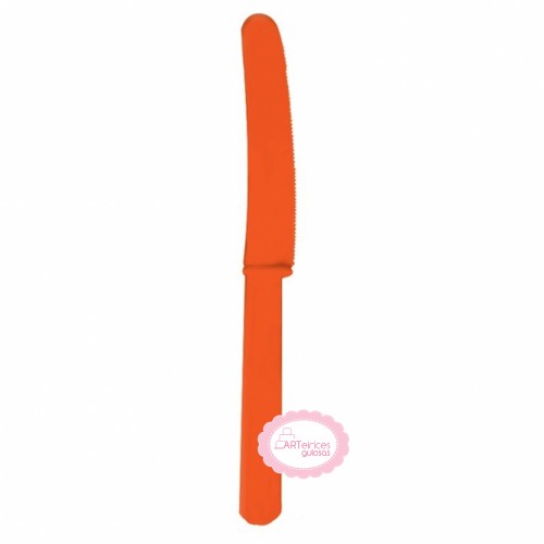 Facas Reutilizáveis Laranja